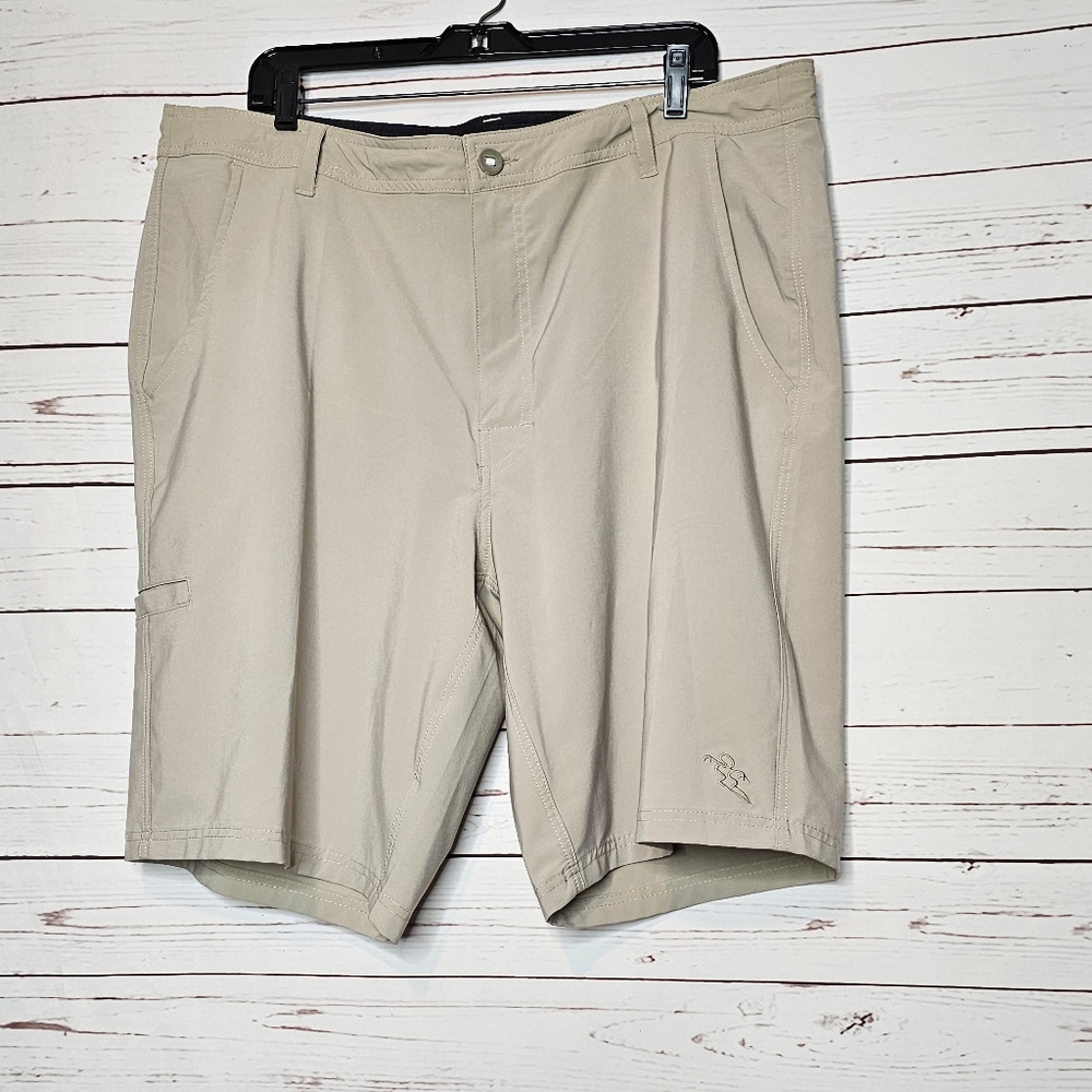 DAHU Hybrid Tan Golf Shorts